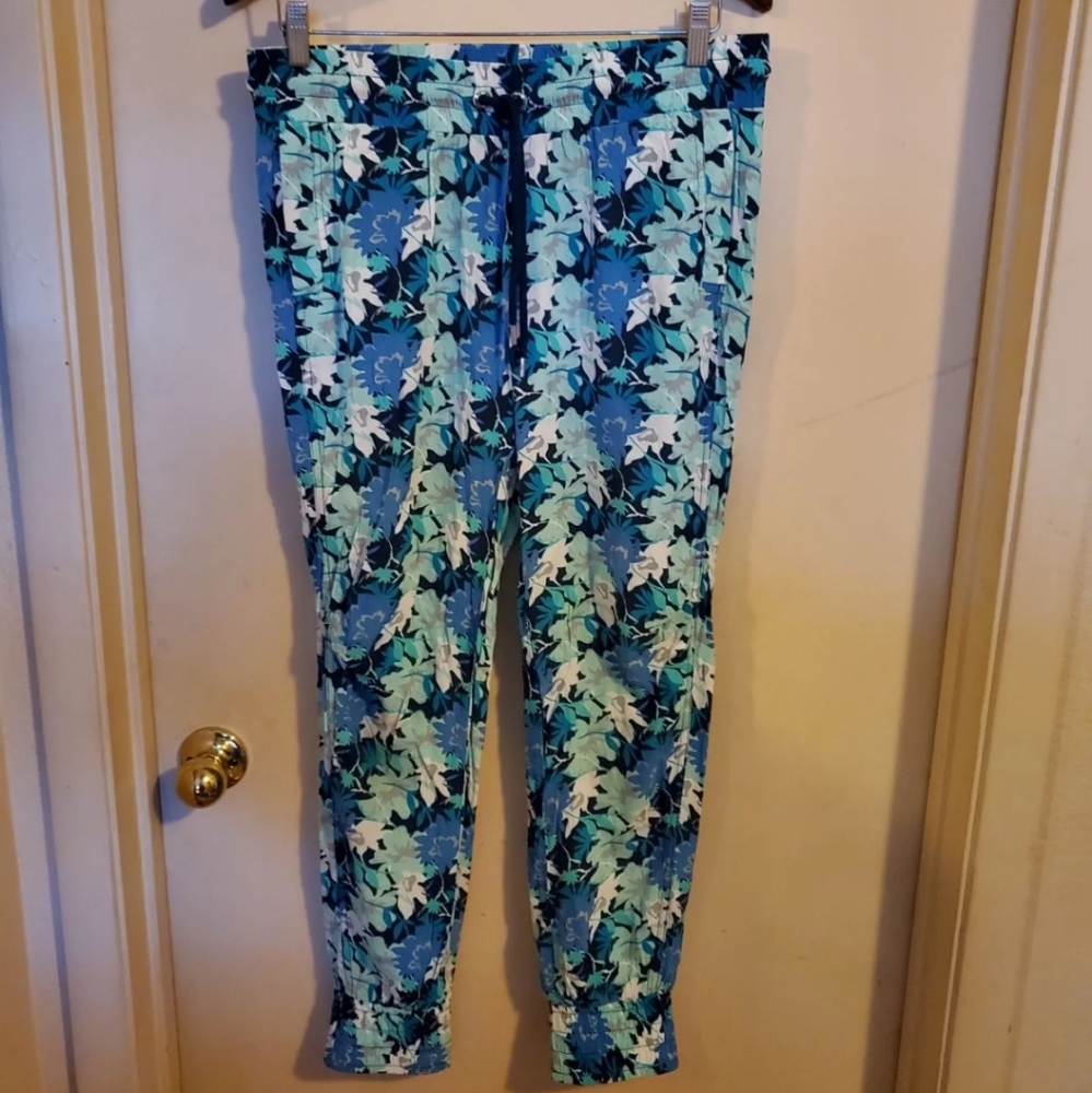 Lorna Jane Black Floral Joggers